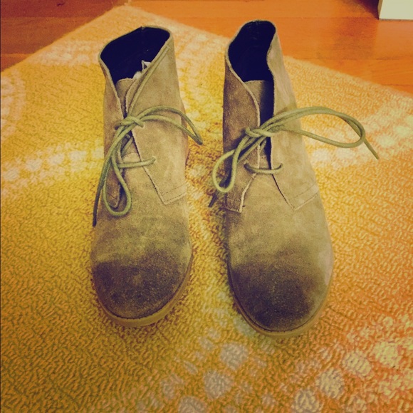 DV Suede booties  size 6