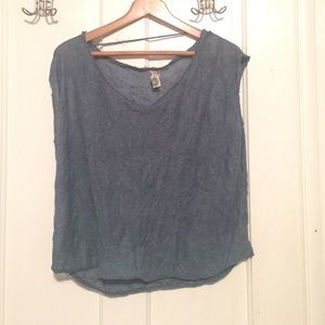Free People Turquoise Top