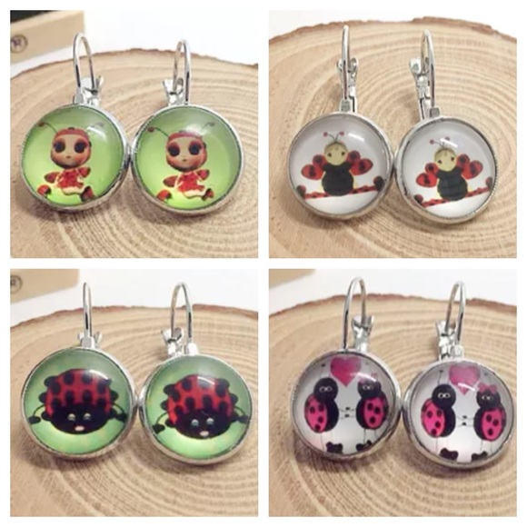 SOLD Ladybug earrings. NWT - Picture 3 of 3