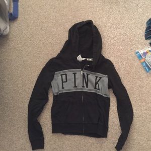 Pink zip up