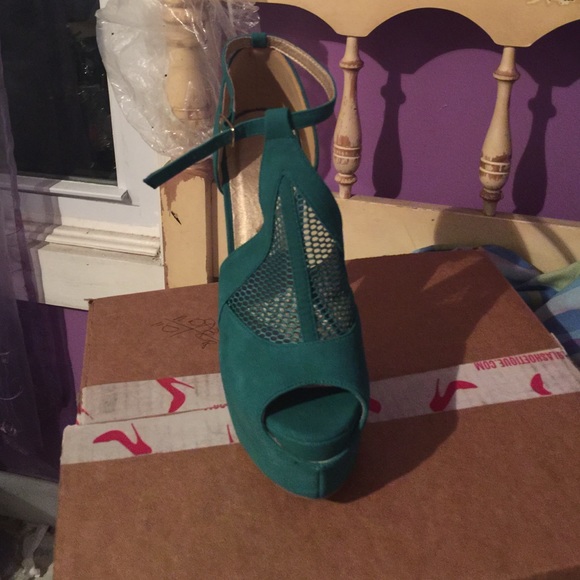 Green heels