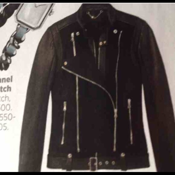Michael Kors Leather Moto Jacket - Picture 4 of 4