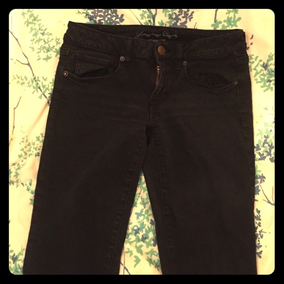 American eagle black skinny jeans