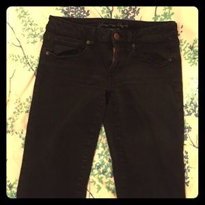 American eagle black skinny jeans