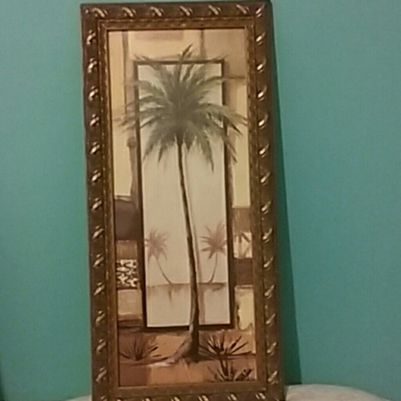 Palm tree picture with nice frame