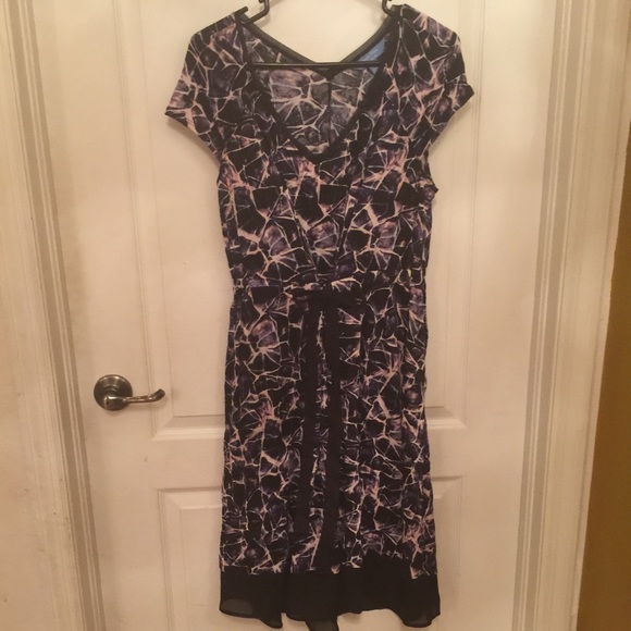 Vera Wang multi color dress