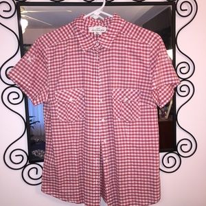 Adorable Gingham Button Down From H&M. New!
