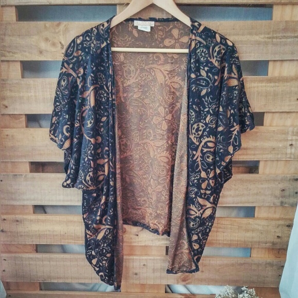 Billabong designer's closet kimono cardigan