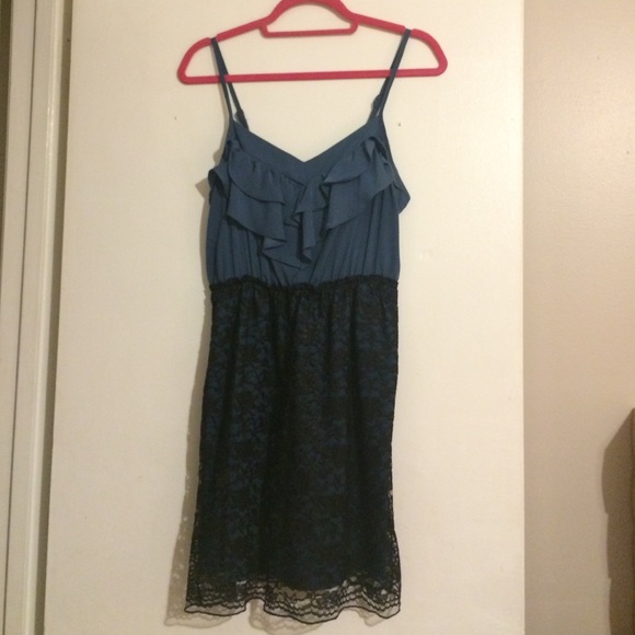 Blue / Black Lace Dress