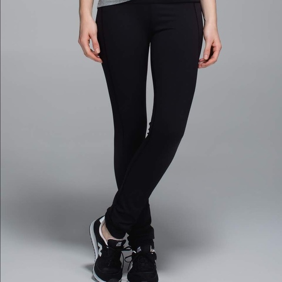 Skinny groove roll down lululemon