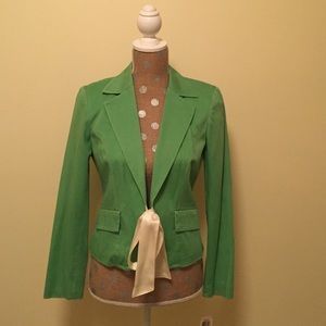 NWT Apple Green Blazer with Bow