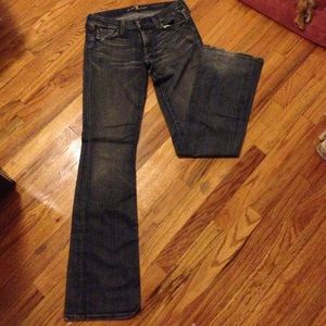 Seven For All Mankind Bootcut "Worn In" Jeans