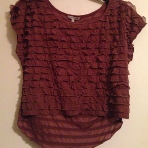 Charlotte Russe beautiful ruffled blouse