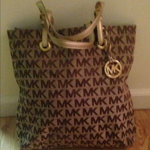 Authentic Michael kors signature "MK" tote
