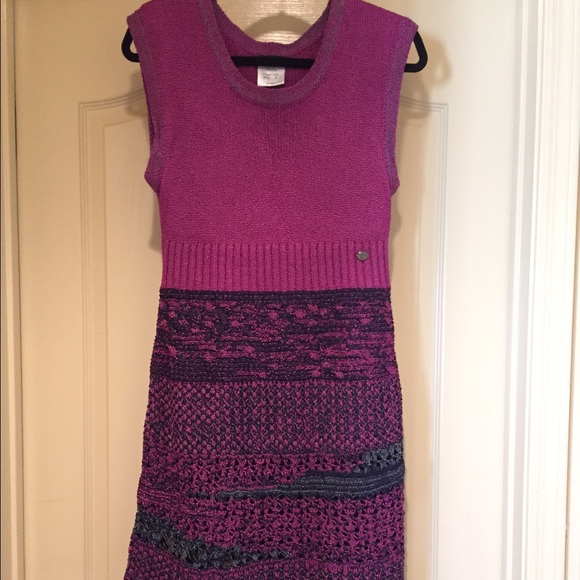 CHANEL knit dress 40size.