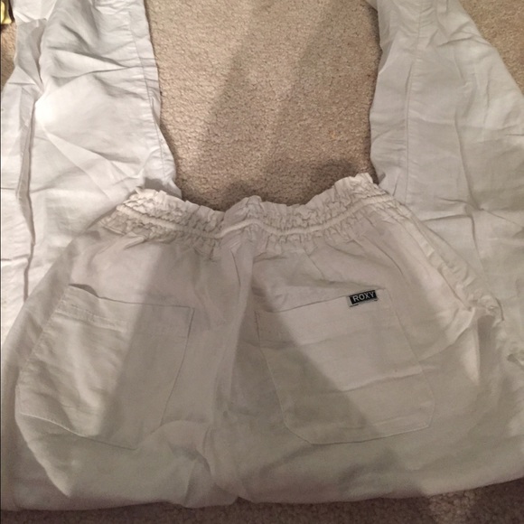 Roxy white beach pants
