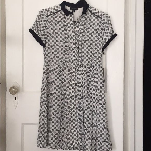 Jason Wu black&white button down dress