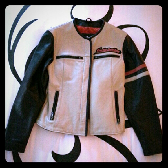 Harley Davidson motorcycle leather jacket