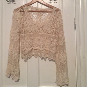 Urban Outfitters "Staring At Stars" Lace Top