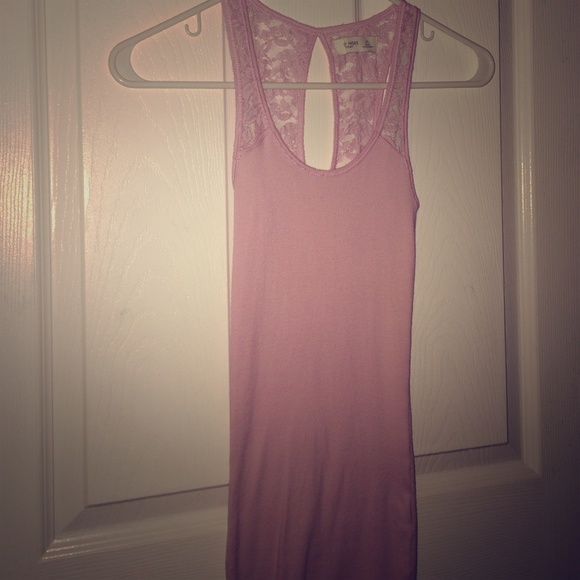 Gilly hicks pink tank top xs