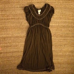 Brown MaxStudio Empire Waist dress