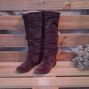 Tall suede slouchy ugg boots