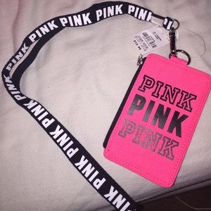 PINK ID pouch and lanyard!❤️