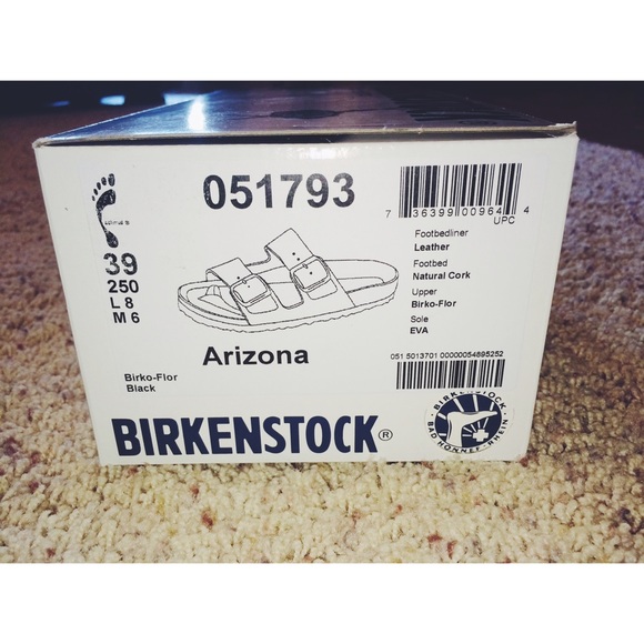 🔸SOLD 🔸Birkenstock Arizona Birko-Flor Black - Picture 4 of 4