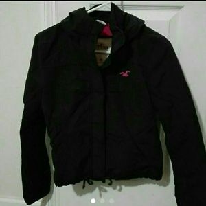 Hollister Navy fleece jacket