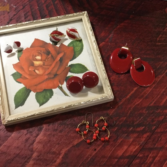Vintage Earrings 5 Pairs