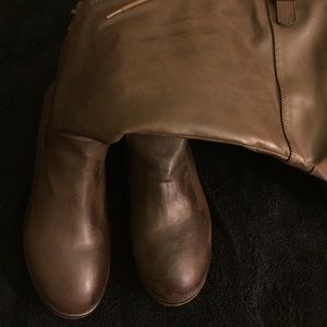 Tall brown boots