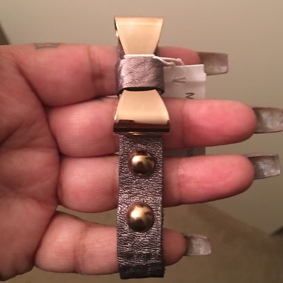 Bow bracelet rose gold accents - Picture 3 of 4