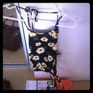 Brand new never worn sunflower halter
