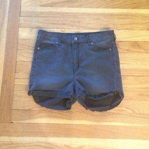 Black High Waisted Shorts