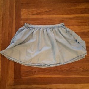 American Eagle denim circle skirt