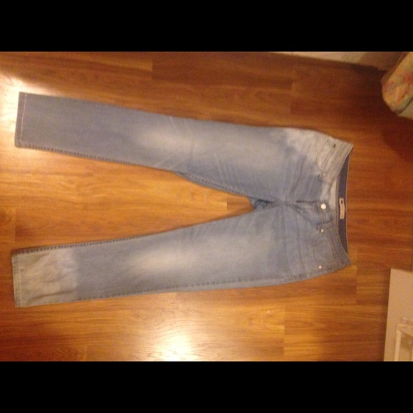 LEVI LIGHT "ACID" WASH JEANS