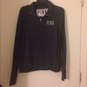 PINK sweater half zip