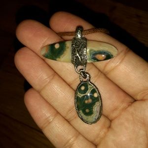 Lou zeldis necklace natural rocks