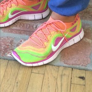 Brand new Nike Flyknit running shoes