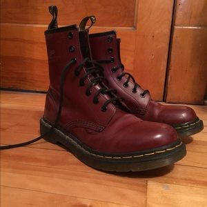 Maroon Doc Martens Size 8