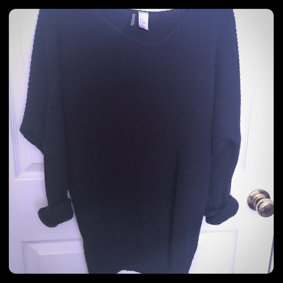 Navy Blue Sweater Dress