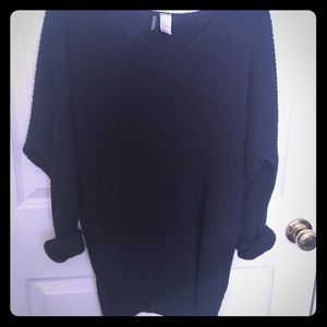 Navy Blue Sweater Dress