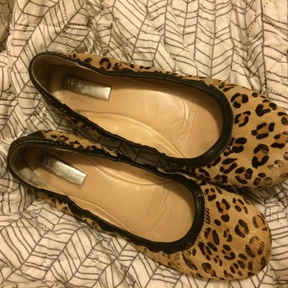 Halogen pony hair flats