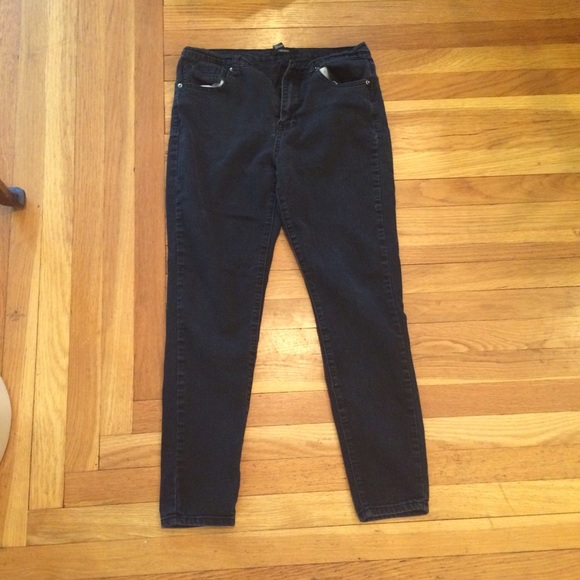 Forever 21 Black High Waisred Jeans