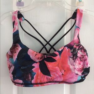 Lulu lemon sports bra with criss cross back