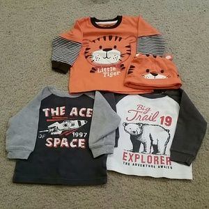 Toddler long sleeves tops