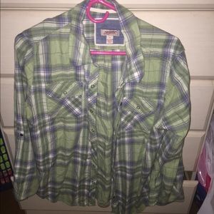 Green flannel