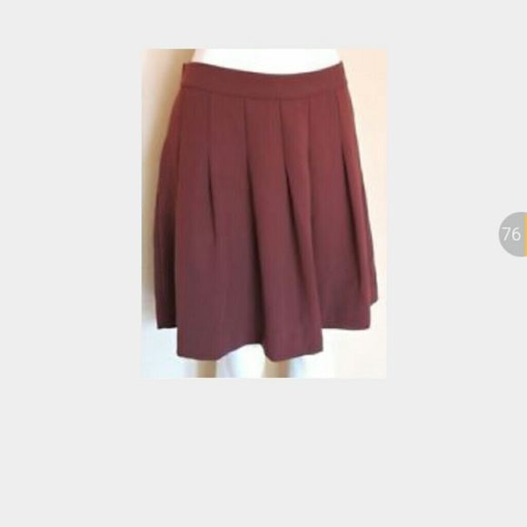 JCREW Box Pleated Crepe Skirt