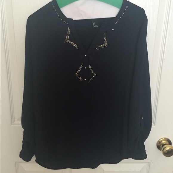 navy blue blouse