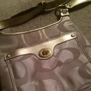 Coach Gold Crossbody Bag